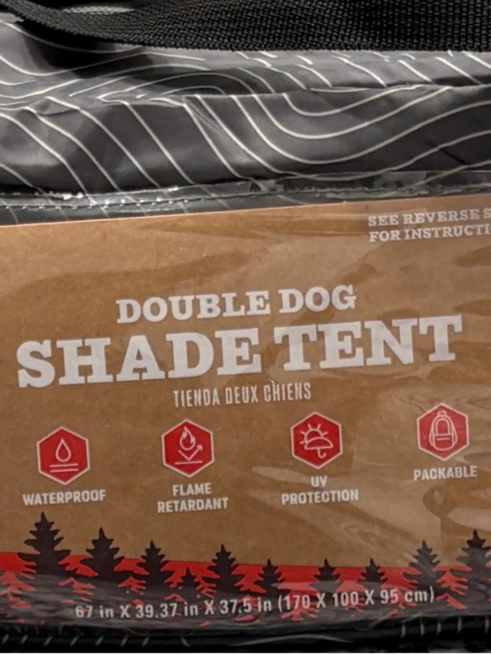 NWT Arcadia Trail Double Dog Shade Tent. Discontinued